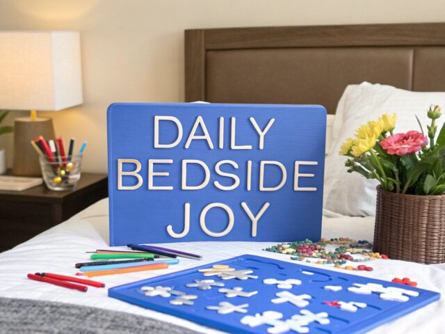 Discover activities for bedridden seniors: Easy, engaging ideas for every day